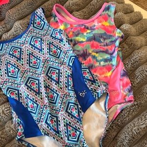 Justice Kids Dance Costumes - Blue and Pink